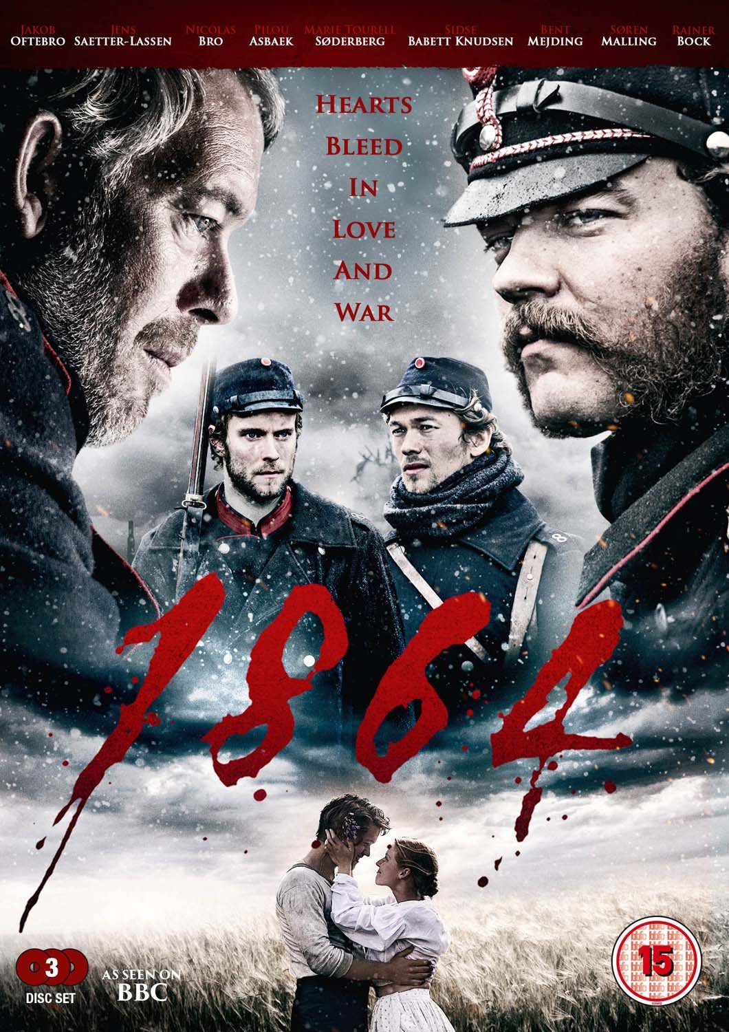 Amazon.com: 1864 - 3-DVD Set ( Eighteen Sixty Four ) [ NON-USA FORMAT, PAL,  Reg.2 Import - United Kingdom ] : Nicolas Bro, Søren Pilmark, Pilou Asbæk,  Sarah-Sofie Boussnina, Bent Mejding, Marie